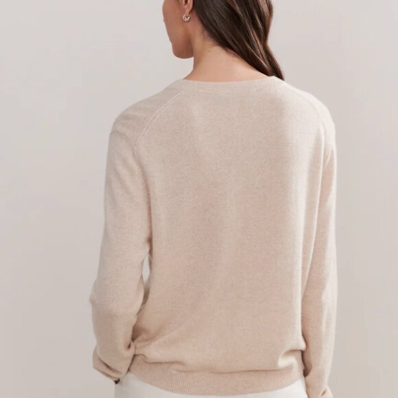 NWT Jenni Kayne Flynn Cashmere Sweater in Oatmeal - Size XS - Picture 3 of 7